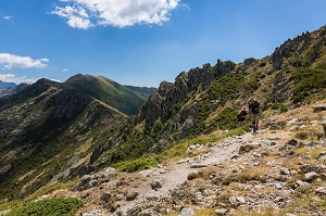 RANDONNEE SUR LE GR20, (2B) HAUTE-CORSE, FRANCE 