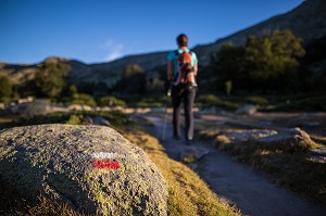 RANDONNEE SUR LE GR20, (2B) HAUTE-CORSE, FRANCE 