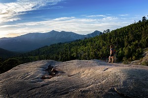 RANDONNEE SUR LE GR20, (2B) HAUTE-CORSE, FRANCE 