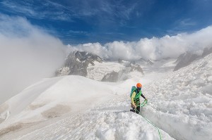 ALPINISME EN HAUTE-SAVOIE (74), AUVERGNE RHONE ALPES, FRANCE 