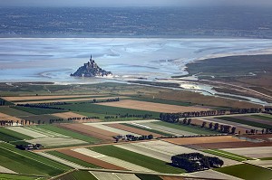 LA BAIE DU MONT SAINT MICHEL (50) MANCHE, NORMANDIE, FRANCE 