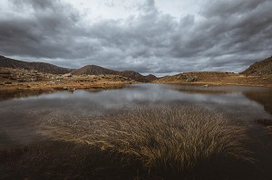 LACS DE PRALS SOUS UN TEMPS ORAGEUX, PARC NATIONAL DU MERCANTOUR, SAINT-MARTIN-VESUBIE, PROVENCE-ALPES-COTE-D'AZUR, (06) ALPES-MARITIMES, FRANCE 