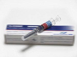 VACCIN CONTRE LA GRIPPE SAISONNIERE SUR SON EMBALLAGE 