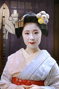 ILLUSTRATION DES GEISHAS, KYOTO, JAPON 