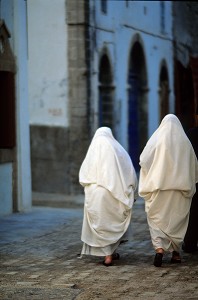 FEMME VOILEE, RELIGION ISLAMIQUE, MAROC 