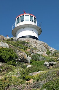 PHARE DE LA POINTE DU CAP, PENINSULE DU CAP, RESERVE NATURELLE DU CAP DE BONNE-ESPERANCE, PROVINCE DU CAP OCCIDENTAL, AFRIQUE DU SUD 