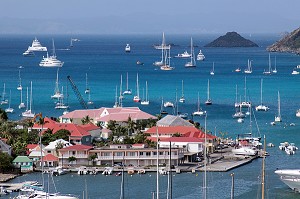 HOTEL DE LA COLLECTIVITE, SIEGE DE LA COLLECTIVITE TERRITORIALE DE SAINT-BARTHELEMY, GUSTAVIA, ILE DE SAINT-BARTHELEMY, PETITES ANTILLES FRANCAISES, CARAIBES 