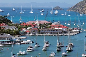 HOTEL DE LA COLLECTIVITE, SIEGE DE LA COLLECTIVITE TERRITORIALE DE SAINT-BARTHELEMY, GUSTAVIA, ILE DE SAINT-BARTHELEMY, PETITES ANTILLES FRANCAISES, CARAIBES 