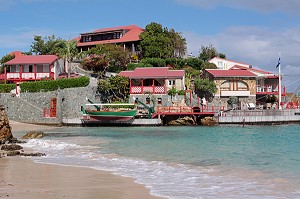 HOTEL DE LUXE EDEN ROCK FONDE PAR REMY DE HAENEN, RELAIS ET CHATEAUX, PLAGE DE SAINT-JEAN, ILE DE SAINT-BARTHELEMY, PETITES ANTILLES FRANCAISES, CARAIBES 