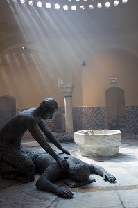 HAMMAM EL PACHA (BAINS TURCS) RECONVERTI EN MUSEE, VIEILLE VILLE DE SAINT-JEAN D'ACRE, ACRE, AKKO, ISRAEL 
