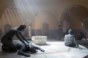 HAMMAM EL PACHA (BAINS TURCS) RECONVERTI EN MUSEE, VIEILLE VILLE DE SAINT-JEAN D'ACRE, ACRE, AKKO, ISRAEL 