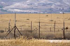 CLOTURE DE SECURITE, BARRIERE ANTI-TERRORISTE D'ISRAEL, SEPARANT ISRAEL ET LES TERRITOIRES PALESTINIENS DE CISJORDANIE, ISRAEL 