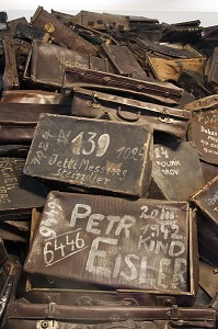 CAMP DE CONCENTRATION D'AUSCHWITZ, MUSEE D'ETAT D'AUSCHWITZ-BIRKENAU, SITE CLASSE PATRIMOINE MONDIAL DE L'UNESCO, OSWIECIM, SILESIE, POLOGNE 