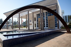 SITE DE LA MODERNE ECOLE NATIONALE D’ARCHITECTURE DU MAROC, RABAT MAGHREB 