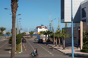 QUARTIER DU PORT ET DE LA MARINA DE CASABLANCA, MAROC, AFRIQUE 