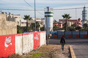 QUARTIER INDUSTRIEL DE AIN SEBAA, SOURCE DU LION, ROUTE COTIERE, CASABLANCA, MAROC, AFRIQUE 