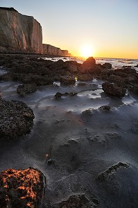 FALAISES, LITTORAL DE LA BAIE DE SOMME, FRANCE 