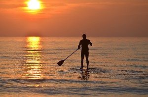 SPORTS DANS LA BAIE DE SOMME, FRANCE 