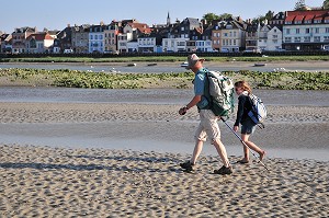 TRAVERSEE DE LA BAIE DE SOMME, FRANCE 