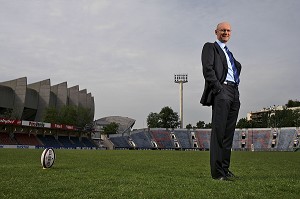 BERNARD LAPORTE PRESIDENT DE LA FEDERATION FRANCAISE DE RUGBY A XV, PARIS (75) 