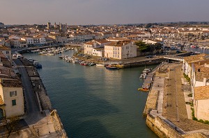 VUE AERIENNE, SAINT MARTIN DE RE, (17) CHARENTE-MARITIME, NOUVELLE AQUITAINE, FRANCE 