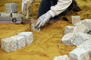 ETUDIANT EN JARDIN PAYSAGE, POLE AGRICULTURE, 42 EME OLYMPIADES DES METIERS EN BRETAGNE, RENNES, FRANCE 