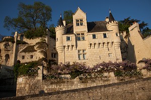 CHATEAU DE LA VIGNOLE, GENTILHOMMIERE DU 15EME SIECLE QUI, D'APRES LA LEGENDE, AURAIT ETE LA DEMEURE DE MARGUERITE D'ANJOU, SOUZAY, MAINE-ET-LOIRE (49), FRANCE 