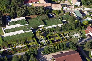 JARDINS DU MUSEE DES IMPRESSIONNISTES DE GIVERNY, VILLAGE BERCEAU DE L'IMPRESSIONNISME, EURE (27), NORMANDIE, FRANCE 