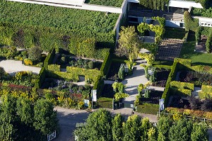 JARDINS DU MUSEE DES IMPRESSIONNISTES DE GIVERNY, VILLAGE BERCEAU DE L'IMPRESSIONNISME, EURE (27), NORMANDIE, FRANCE 