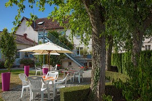 HOTEL-RESTAURANT LE FAISAN DORE ET LA TABLE DE CATHERINE, FONTENAI-SUR-ORNE, ORNE (61), FRANCE 