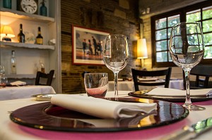 AUBERGE DE L'ABBAYE, LE BEC-HELLOUIN, LABEL PLUS BEAU VILLAGE DE FRANCE, EURE (27), FRANCE 