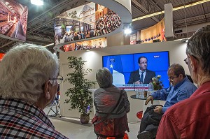 STAND DU SENAT, SALON DES MAIRES ET DES COLLECTIVITES LOCALES 2012, PORTE DE VERSAILLES, PARIS (75), FRANCE 