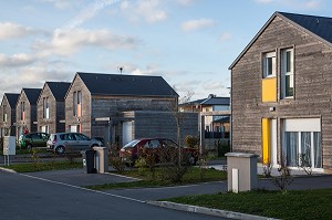 CITE PAVILLONNAIRE EN BOIS, VILLE DE FALAISE, CALVADOS (14), FRANCE 