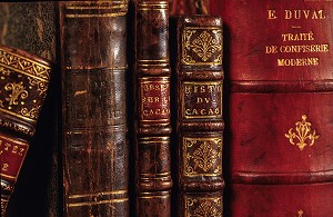 LIVRES ANCIENS SUR L'HISTOIRE DU CACAO ET TRAITE DE CONFISERIE MODERNE D'EMILE DUVAL 