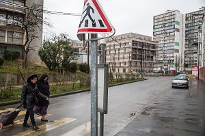 RENOVATION URBAINE DE LA VILLE DE CLICHY-SOUS-BOIS, SEINE-SAINT-DENIS (93), FRANCE 