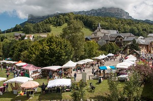 FETE DES PAYSANS ET ARTISANS, ENTREMONT-LE-VIEUX, SAVOIE (73), FRANCE 