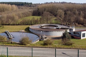 STATION D'EPURATION DES EAUX USEES DE LA VILLE DE L'AIGLE (61) ORNE, BASSE-NORMANDIE, FRANCE 