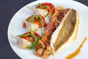 SAINT-PIERRE, CAPONATA A L’ARTICHAUT, DE LAURENT CLEMENT, LIVRE DES RECETTES DE TERROIR EN EURE-ET-LOIR (28), FRANCE 