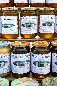 MIEL DE PAYS DE CAUSSES (MIEL DE PRAIRIE ET FLEURS), PRODUITS DE TERROIR, GAGES (12), FRANCE 