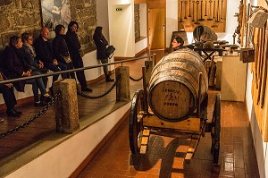 VISITE DU MUSEE DES VINS DE PORTO DE LA SOCIETE FERREIRA, VILA NOVA DE GAIA, PORTO, PORTUGAL 