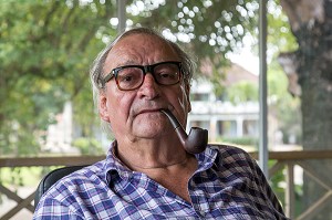 JEAN-CLAUDE BENOIT, RESPONSABLE DE LA DISTILLERIE MARTINIQUAISE DE RHUM DES PLANTATIONS SAINT-JAMES, SAINTE-MARIE, MARTINIQUE, ANTILLES FRANCAISES, FRANCE 