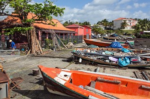 QUARTIER DES PECHEURS, LE ROBERT, MARTINIQUE, ANTILLES FRANCAISES, FRANCE 