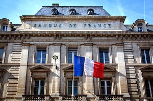 SIEGE DE LA BANQUE DE FRANCE, RUE ESPRIT DES LOIS, VILLE DE BORDEAUX, GIRONDE (33), FRANCE 