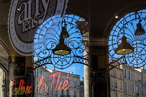 SALON DE THE DU PASSAGE SARGET, VILLE DE BORDEAUX, GIRONDE (33), FRANCE 