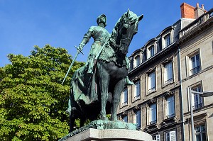 STATUE DE JEANNE D'ARC, COURS DU MARECHAL FOCH, VILLE DE BORDEAUX, GIRONDE (33), FRANCE 