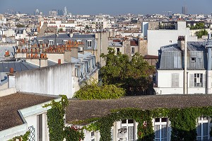 APPARTEMENT AVEC DES FACADES VEGETALISEES ET DES COURS INTERIEURES AVEC VUE SUR LE QUARTIER DE LA DEFENSE, BOULEVARD DE LA TOUR-MAUBOURG, 7 EME ARRONDISSEMENT, PARIS (75), FRANCE 