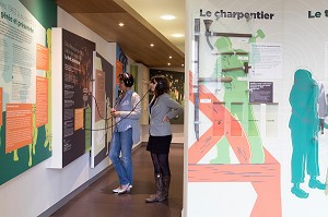 CENTRE D'INTERPRETATION DE LA FORET ET DE L'HOMME, CHATEAU DE SENONCHES (28), FRANCE 