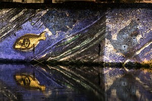 LES BORDS DE L'EURE EN BASSE VILLE, CHARTRES EN LUMIERES, CHARTRES (28), FRANCE 