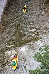 BALADE EN CANOE-KAYAK, GORGES DU TARN, FRANCE 