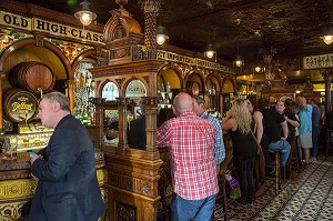 THE CROWM BAR SALOON DEPUIS 1849, VICTORIA STREET, CENTRE-VILLE DE BELFAST, ULSTER, IRLANDE DU NORD 